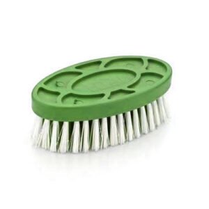 Durable laundry brush with soft yet firm bristles for fabric care by Krishna Plastic.