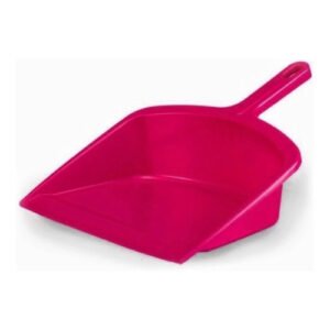 Ergonomic handheld dustpan with a fine rubber edge for efficient dust collection by Krishna Plastic.
