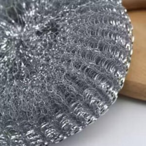 Heavy-duty galvanized iron Gi Ball scrubber for industrial and kitchen cleaning by Krishna Plastic.