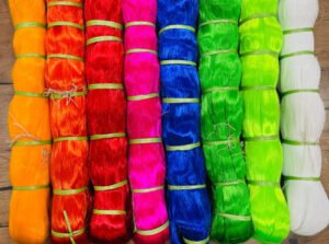 High-tenacity Monofilament Round Yarn for industrial weaving and rope manufacturing by Krishna Plastic.