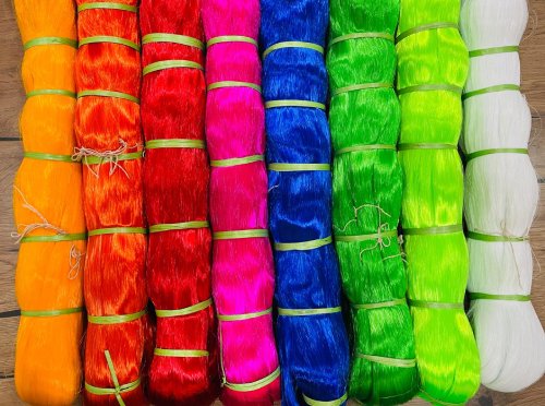 High-tenacity Monofilament Round Yarn for industrial weaving and rope manufacturing by Krishna Plastic.