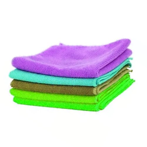 Versatile microfibre cleaning cloth for daily household dusting and wiping by Krishna Plastic.