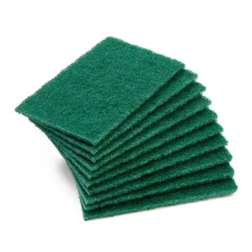 Durable and flexible nylon scrub pad for multi-purpose kitchen and household cleaning by Krishna Plastic.
