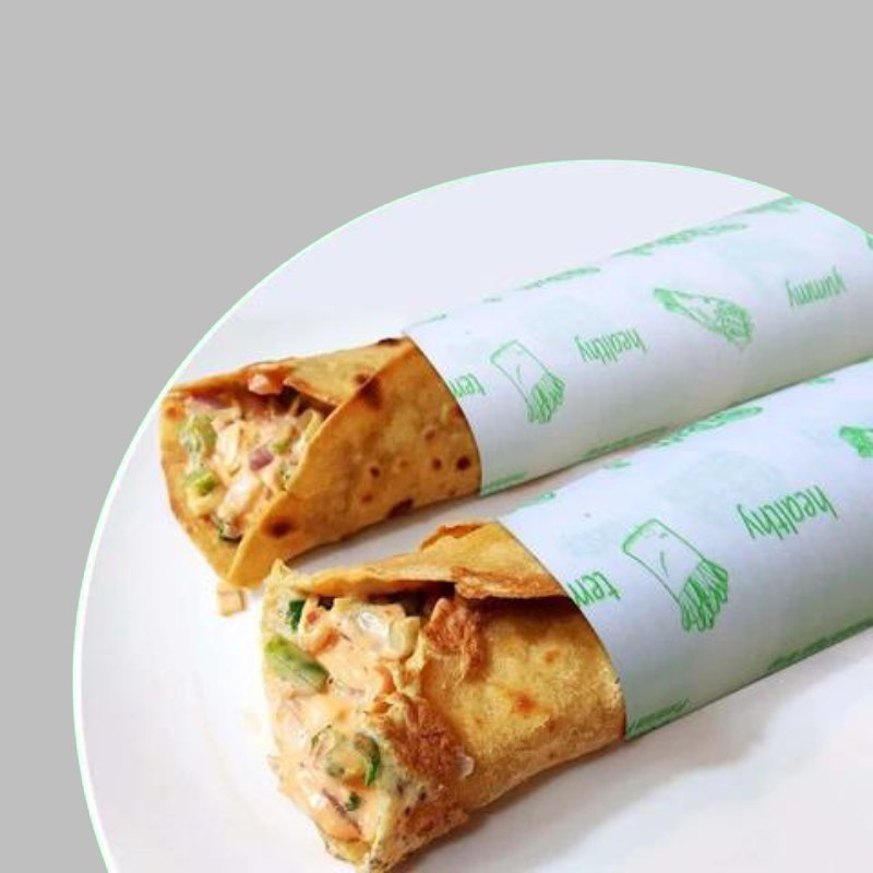 High-quality food-grade paper foil for kitchen packaging by Krishna Plastic.