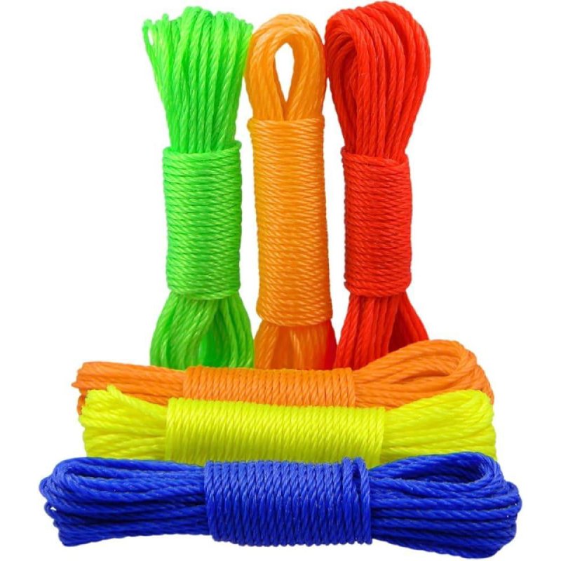 Heavy-duty durable plastic rope for industrial and household use by Krishna Plastic.