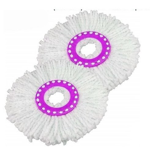 High-absorbent 360-degree rotating microfiber mop head replacement by Krishna Plastic.