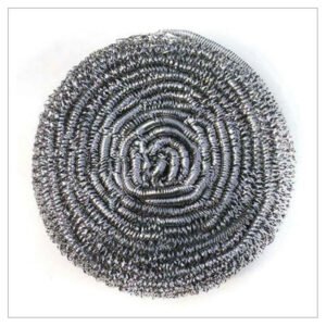 Rust-resistant heavy duty stainless steel scrubber for tough kitchen stains by Krishna Plastic.