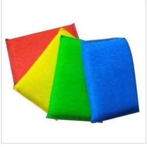 High-gloss metallic super shinny scrub pad for sparkling clean utensils by Krishna Plastic.